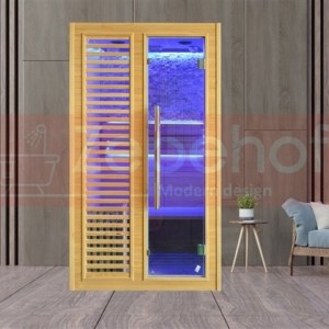 Sauna fińska sucha z piecem 1200x1050mm, MOC 6,8 kW