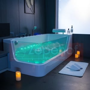 Wanna z hydromasażem C-503 LEWA prostokątna 170cmx80cmx59cm