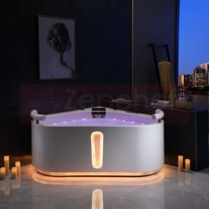 Wanna z hydromasażem EB-D025 narożna 150cmx150cmx60cm z podgrzewaczem